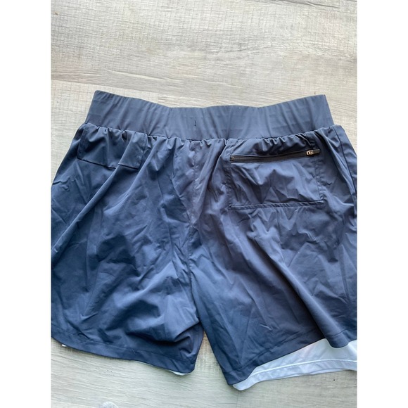 AAF All American Roughneck Men's Navy Blue Athletic Shorts White Liner Size XL - Picture 4 of 5